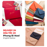 Phong Bì Giáng Sinh Nhiều Màu (16x11 cm), Thiệp Giáng Sinh - Colorful Christmas Envelopes BBNE93