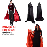 Áo Choàng Hóa Trang Ma Cà Rồng, Phù Thủy Có Mũ Trùm TPHT70