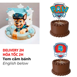 Tem Cắm Bánh Chủ Đề Chó Cứu Hộ Paw Patrol Cake Toppers CCH72
