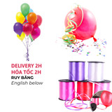 10m ruy băng trang trí - Ribbons for balloon ctdt39