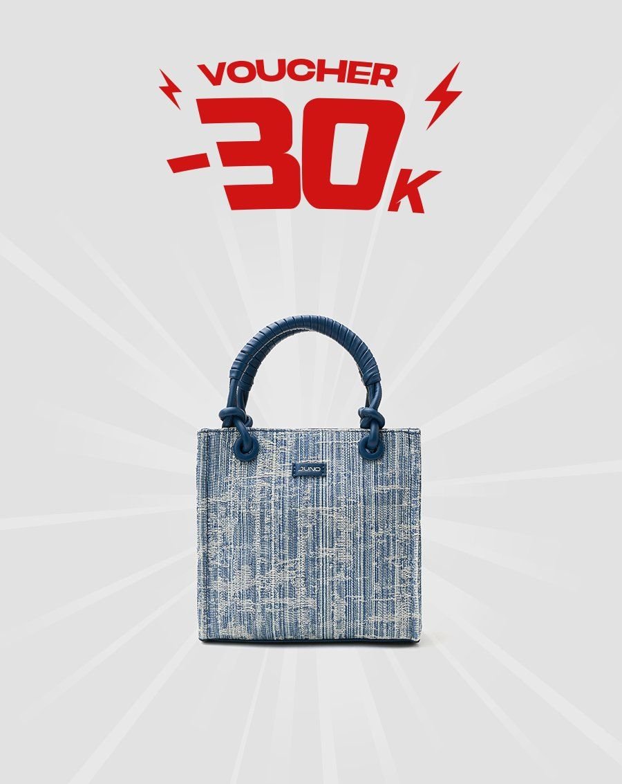  Túi Xách Nhỏ Phối Tay Cầm Xoắn 