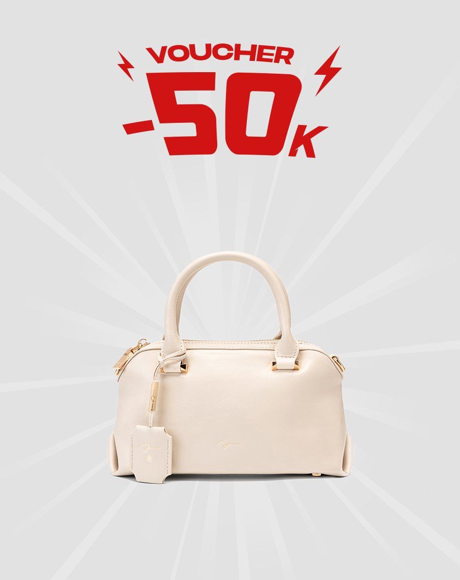  Túi Xách Nhỏ Top Handle Phối Charm 