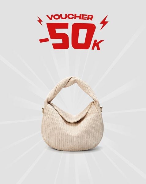  Túi Xách Nhỏ Hobo Tay Cầm Xoắn 