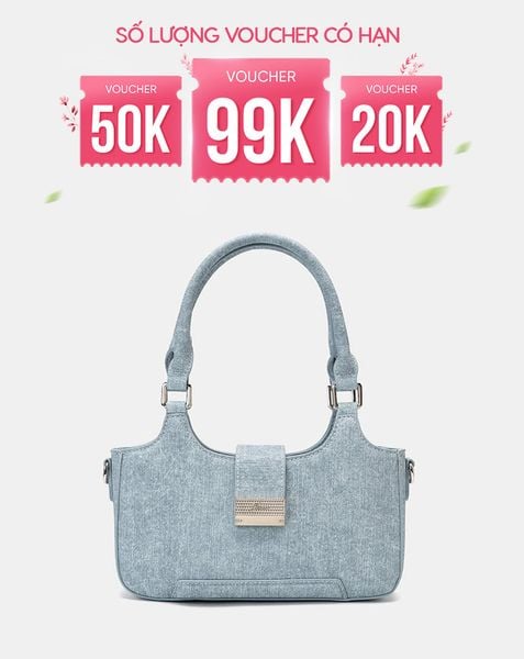  Túi Xách Nhỏ Phối Khoá Trang Trí 