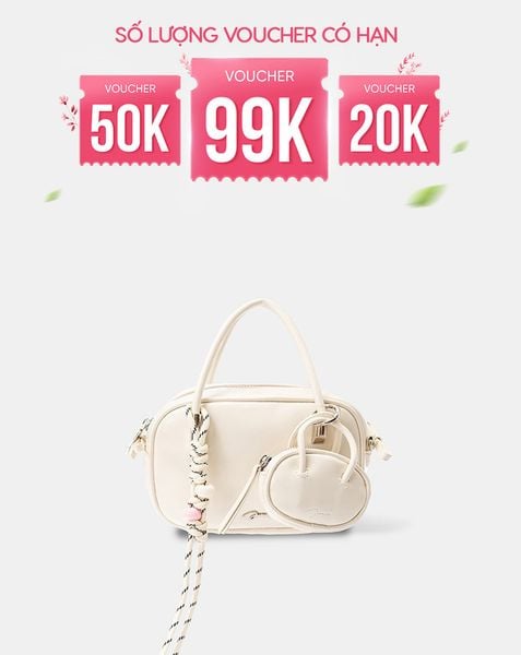  Túi Xách Nhỏ Couple Bowling Bag 