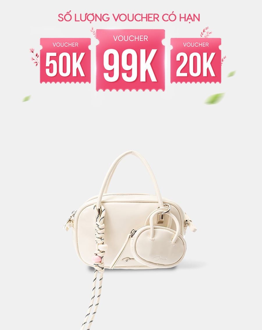  Túi Xách Nhỏ Couple Bowling Bag 