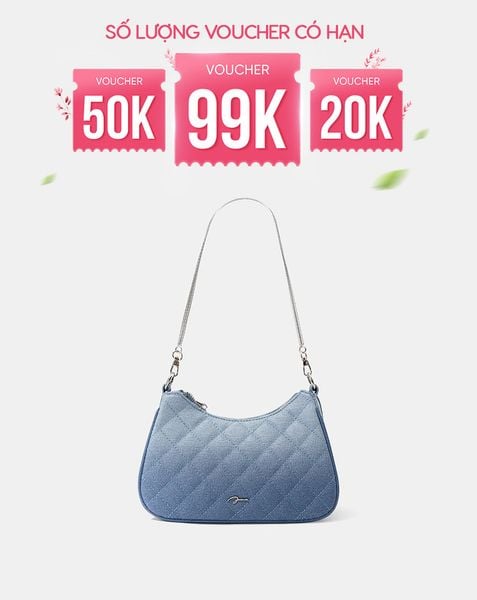  Túi Xách Nhỏ Đeo Vai Phối Dây Xích 