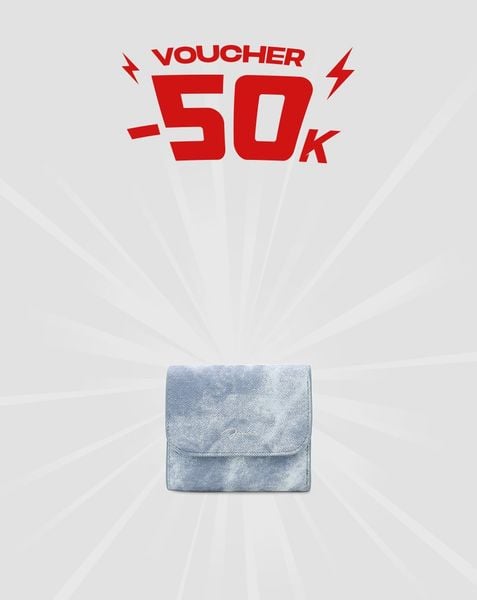  Ví Ngắn Nắp Gập Có Dây Đeo 