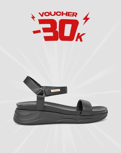  Giày Sandal Đế Thể Thao Khoá Xé Dán 