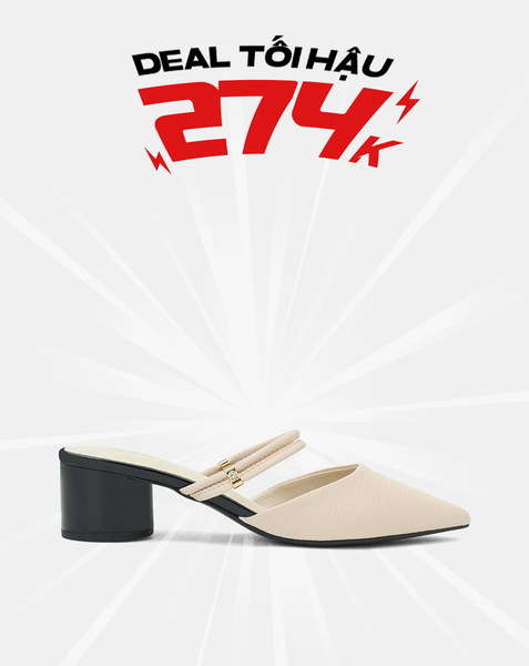  Giày Sandal Quai Ngang Hậu Xé Dán 