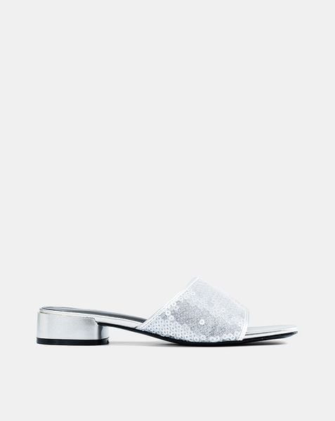  Giày Sandal Mule Sequin 