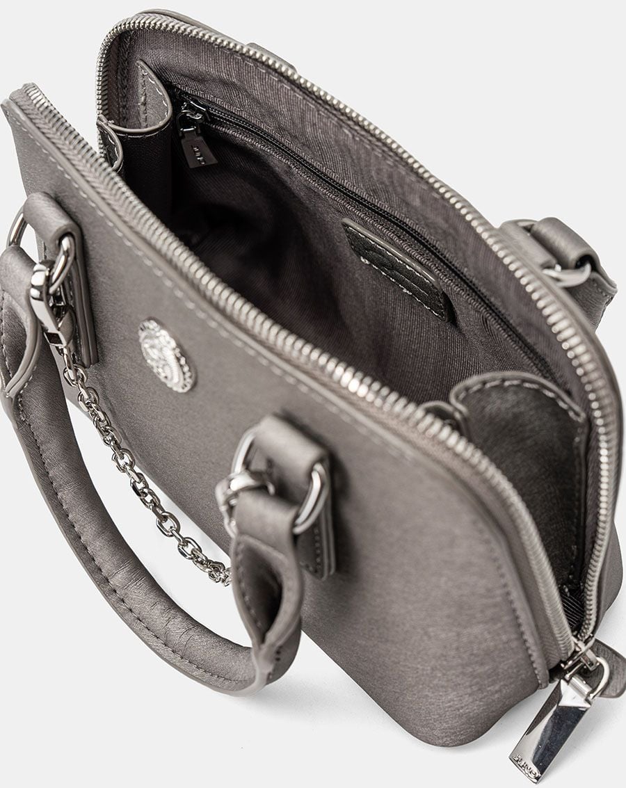  Túi Xách Nhỏ Top Handle Phối Kẹp Tóc Trang Trí 