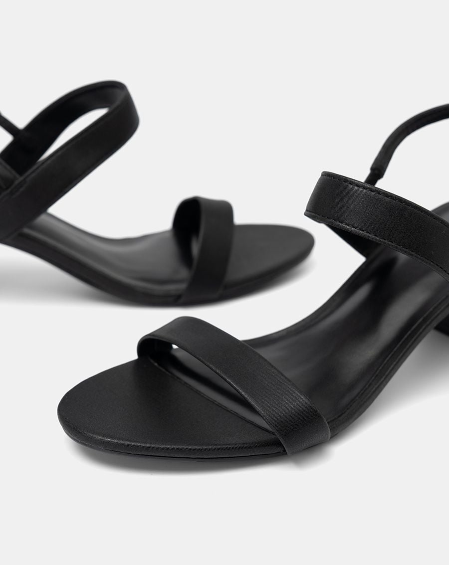  Giày Sandal Gót Vuông Basic 