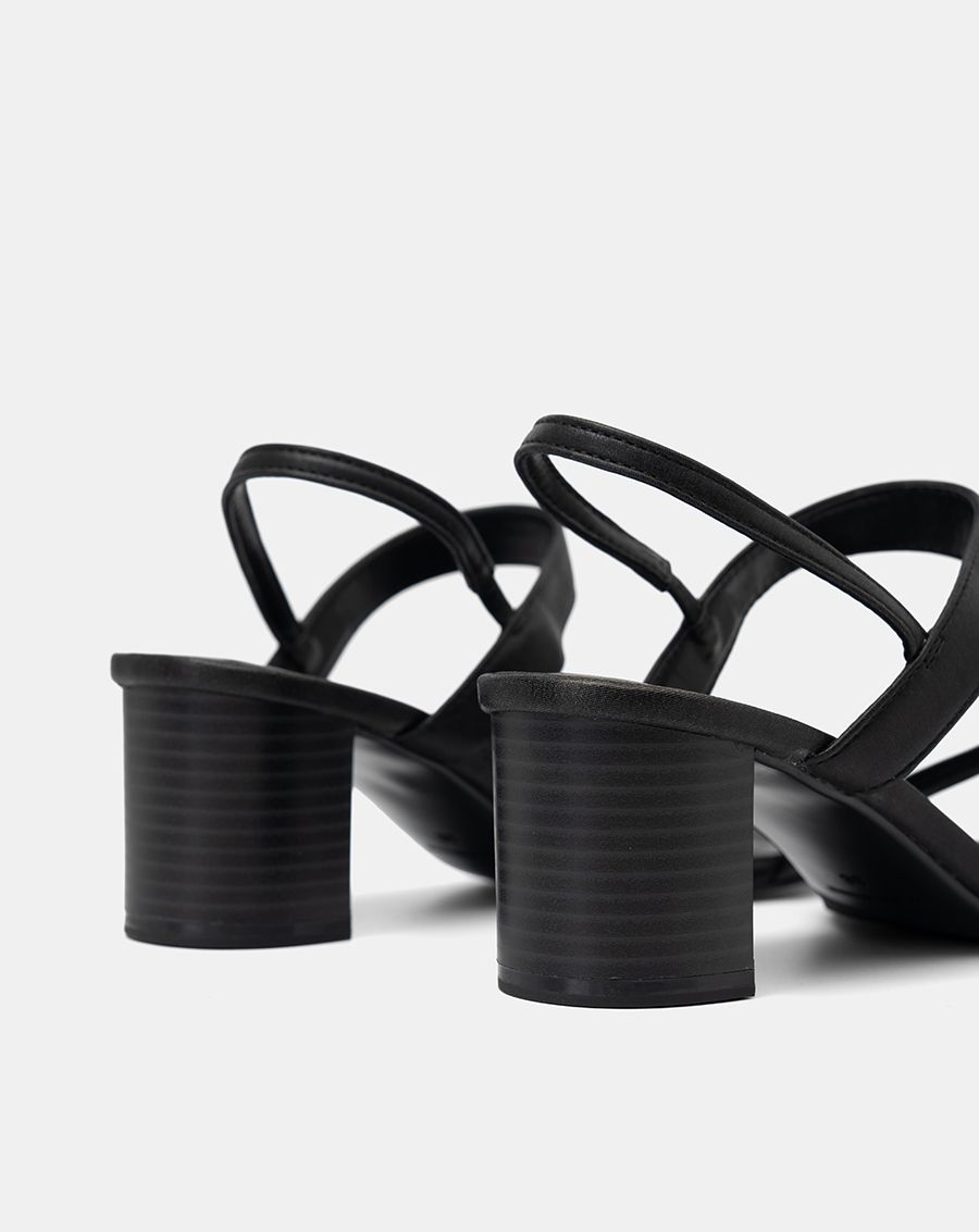  Giày Sandal Gót Vuông Basic 