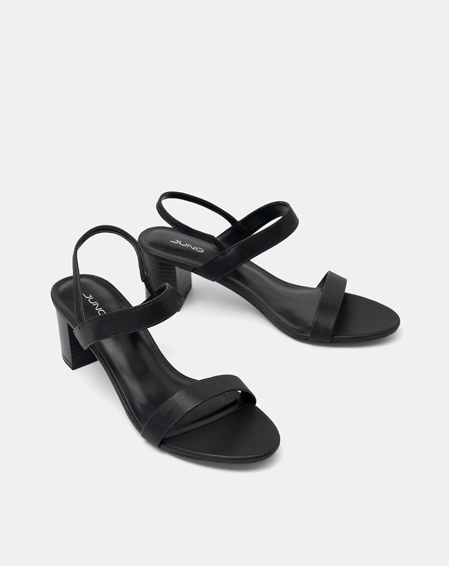  Giày Sandal Gót Vuông Basic 
