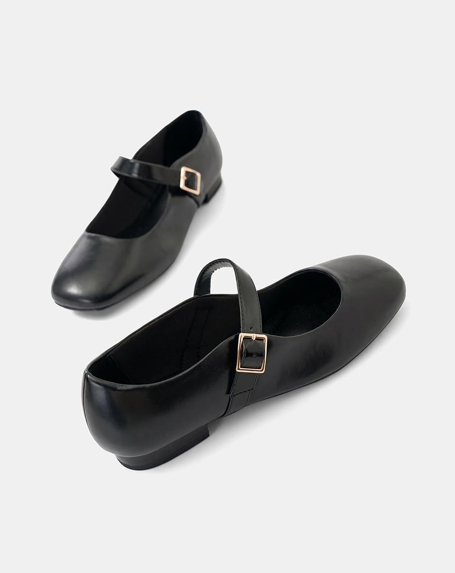  Giày Búp Bê Mũi Tròn 