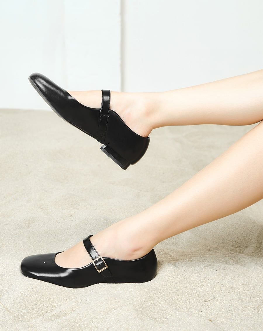  Giày Búp Bê Mũi Tròn 