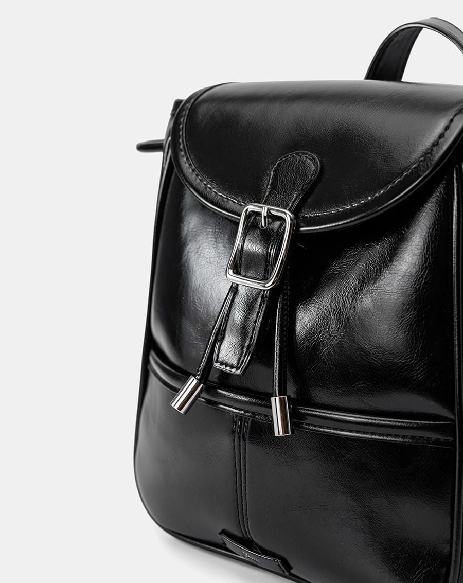  Balo Nắp Gập Rút Dây Trang Trí Khoá 