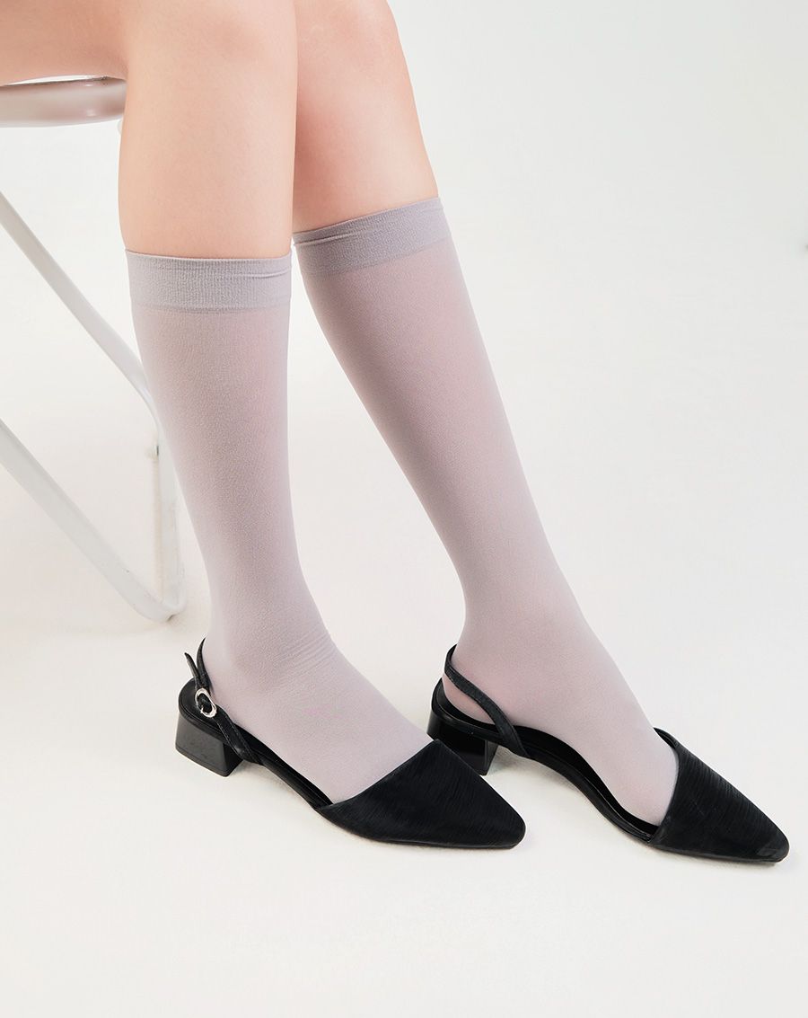  Giày Cao Gót Slingback Gót Vuông Cơ Bản 