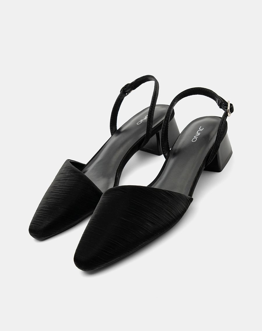  Giày Cao Gót Slingback Gót Vuông Cơ Bản 
