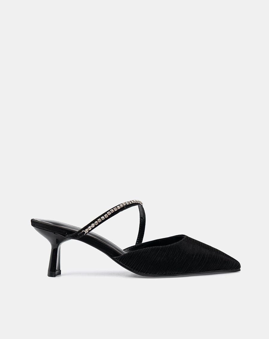  Giày Cao Gót Cao Gót Phối Dây Đá Trang Trí 