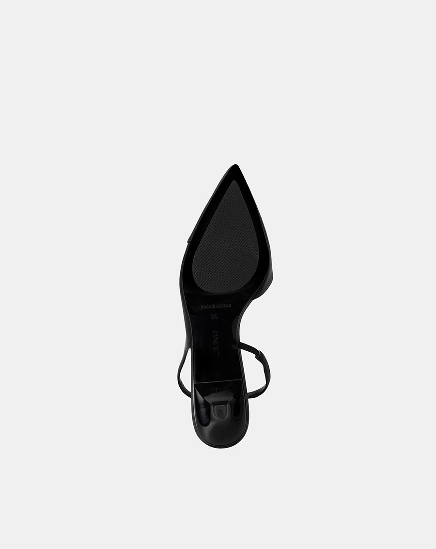  Giày Cao Gót Slingback Kitten Heel Mũi Nhọn 