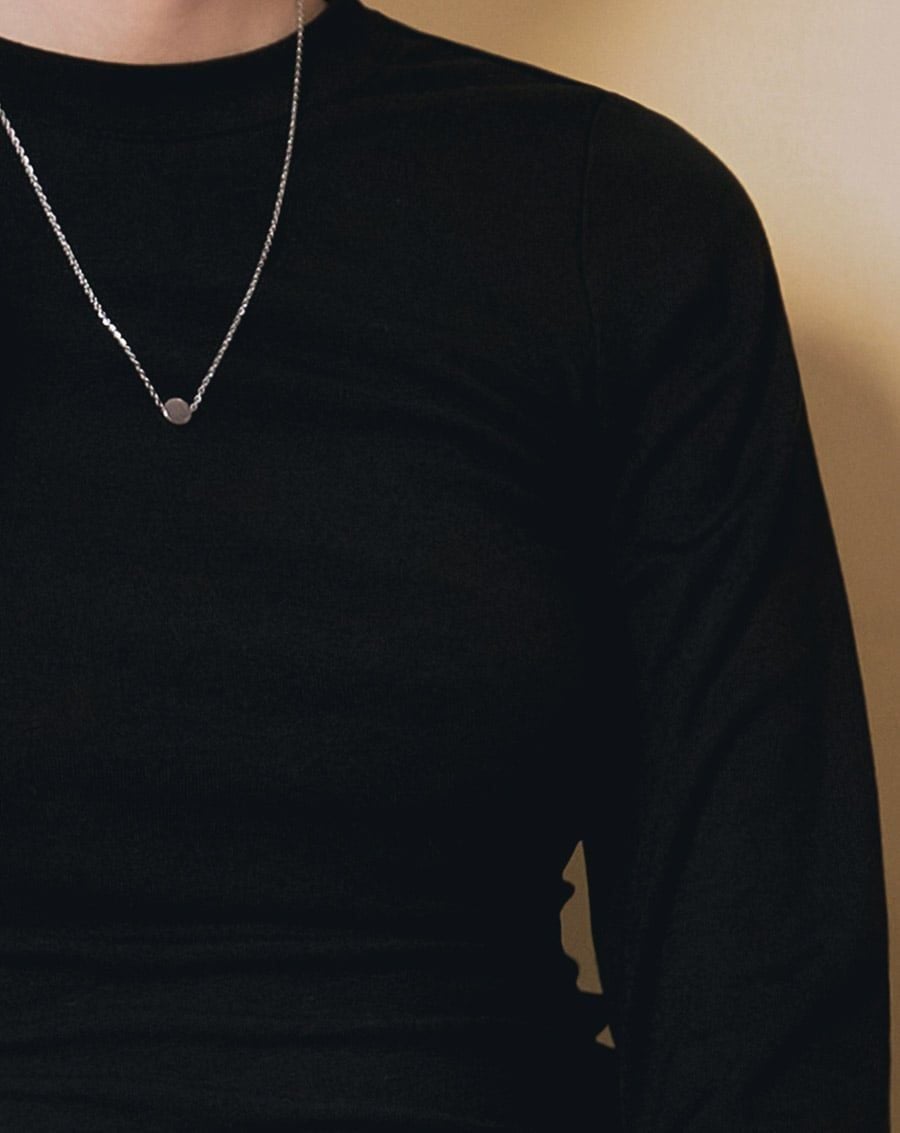  Áo thun form slim-fit tay dài 