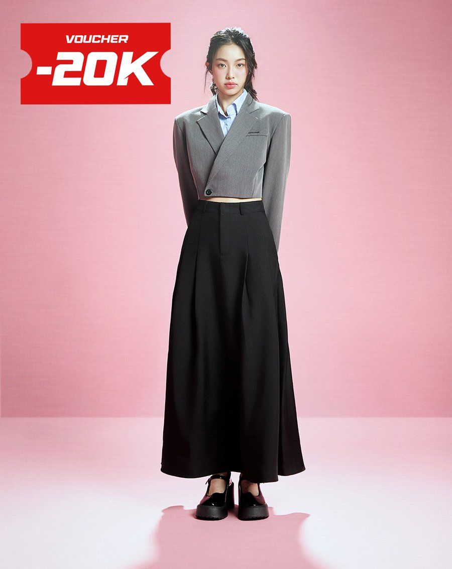  Chân váy dài form A 