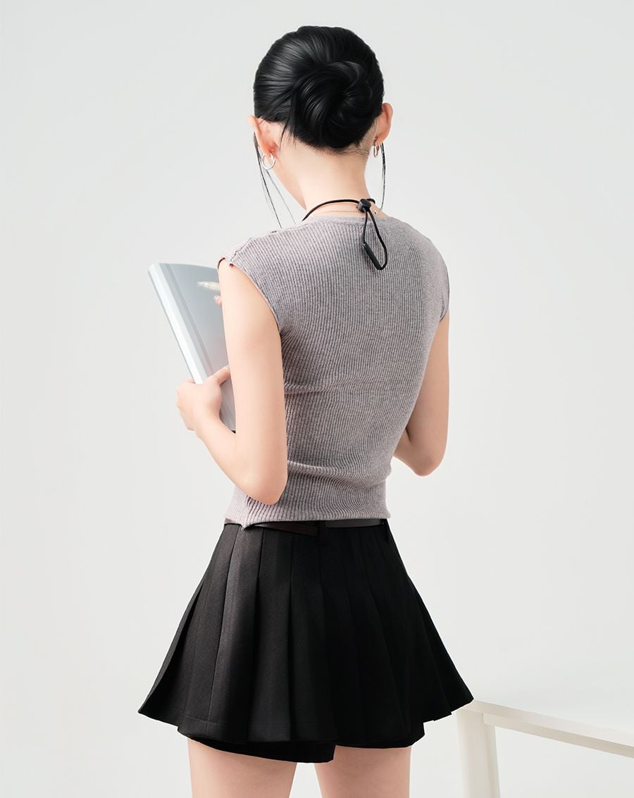  Quần giả váy xếp ly 