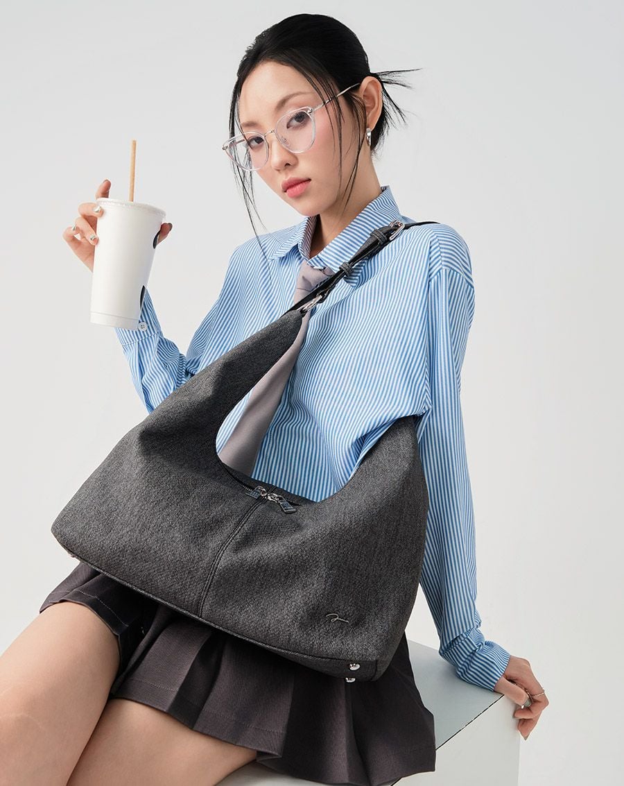  Túi Xách Lớn Form Mềm Khoá Kéo 