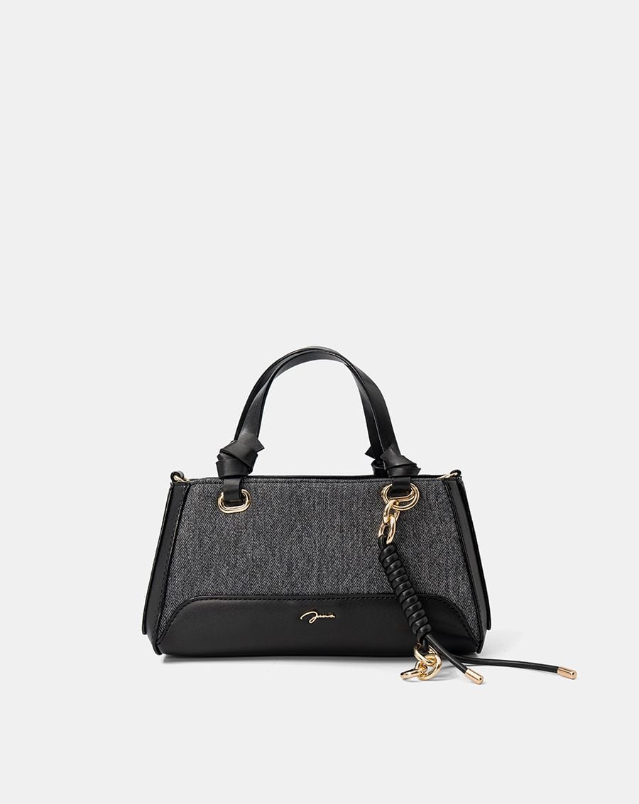  Túi Xách Nhỏ Top Handle Phối Charm 