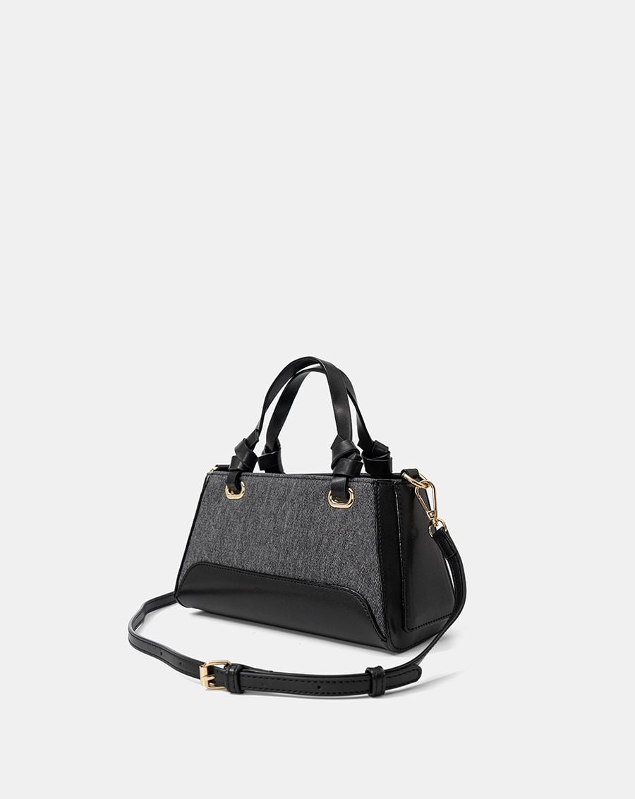  Túi Xách Nhỏ Top Handle Phối Charm 