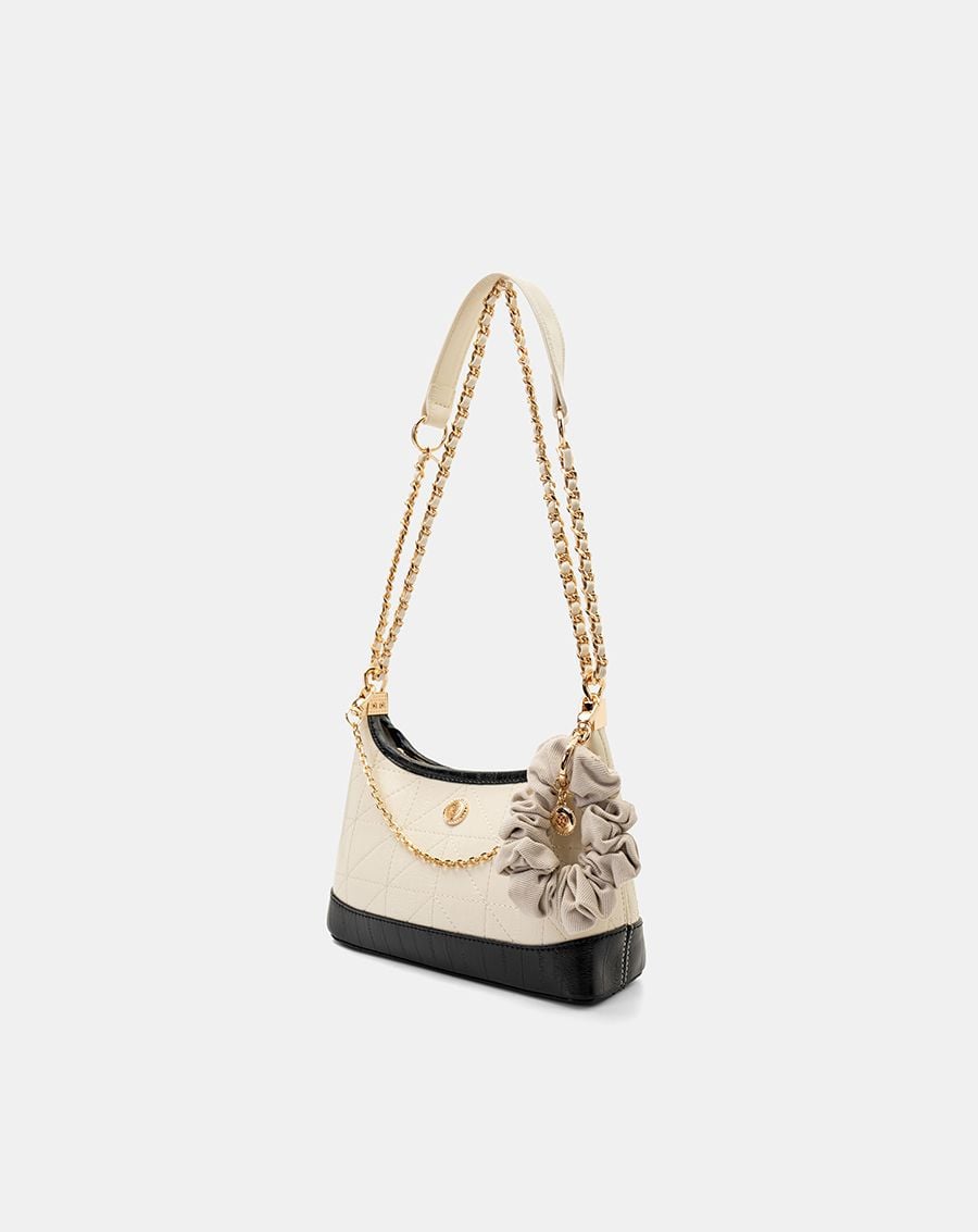  Túi Xách Nhỏ Hobo Phối Cột Tóc Scrunchie 