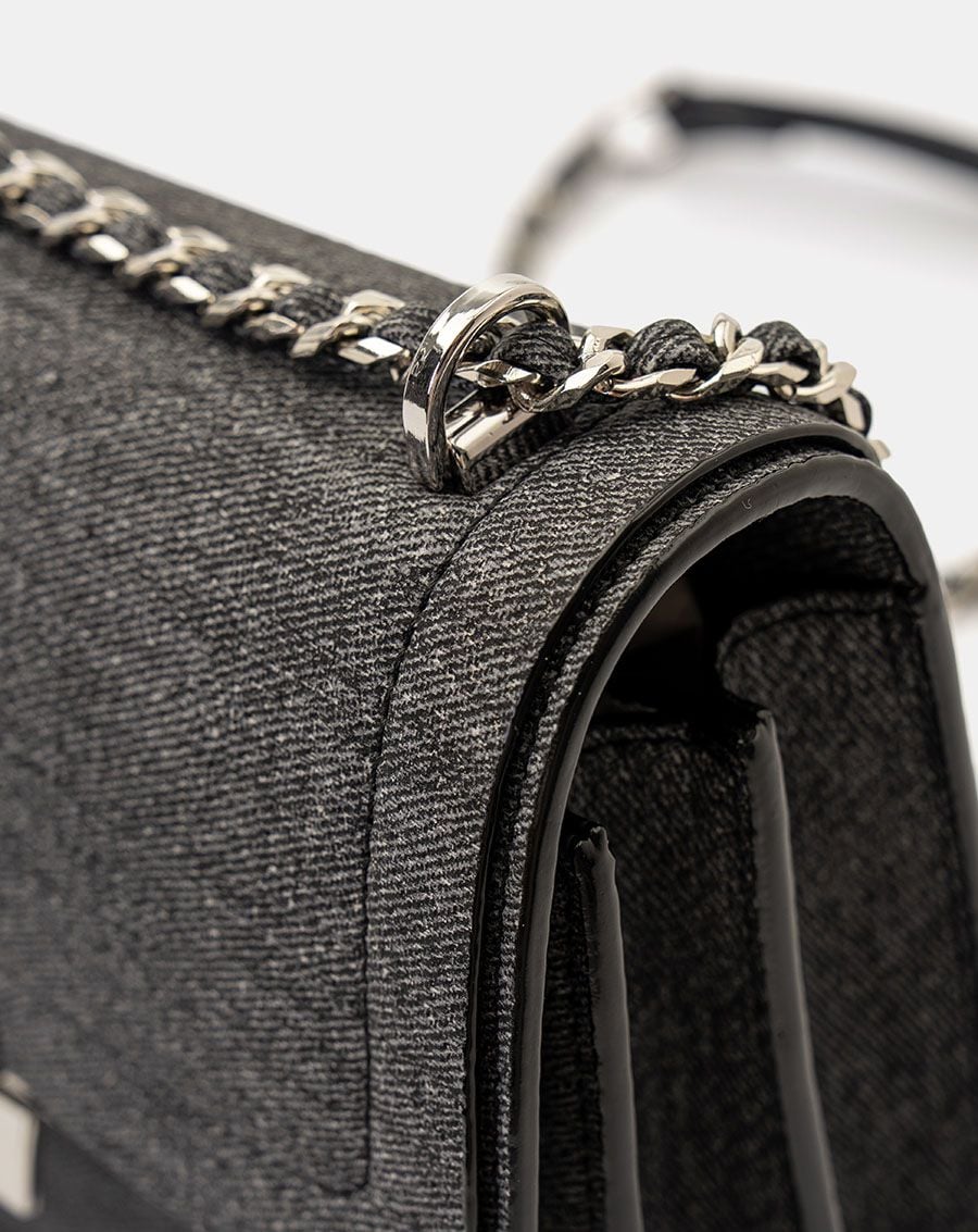  Túi Xách Nhỏ Shoulder Bag Nắp Gập Phối Khoá 