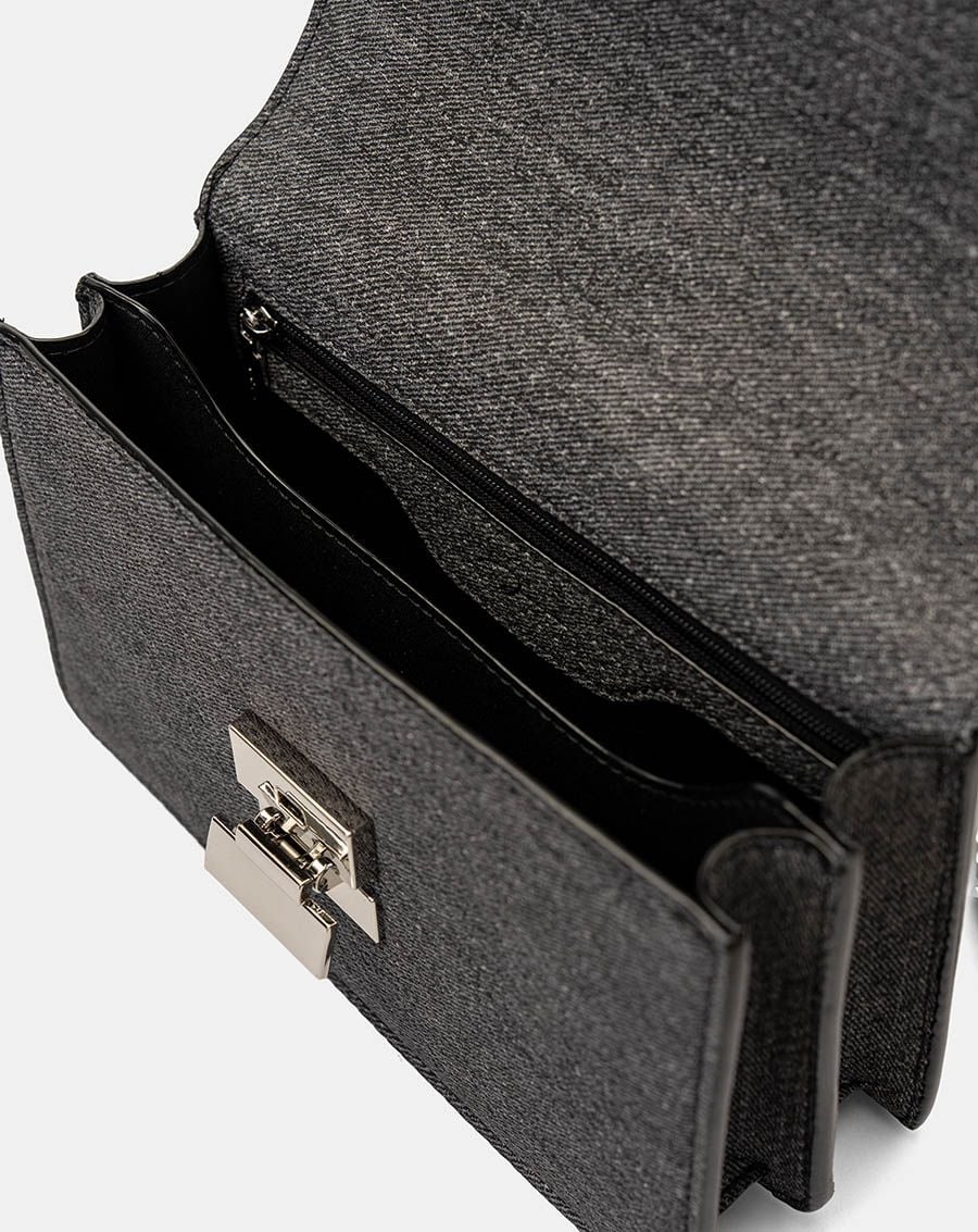  Túi Xách Nhỏ Shoulder Bag Nắp Gập Phối Khoá 