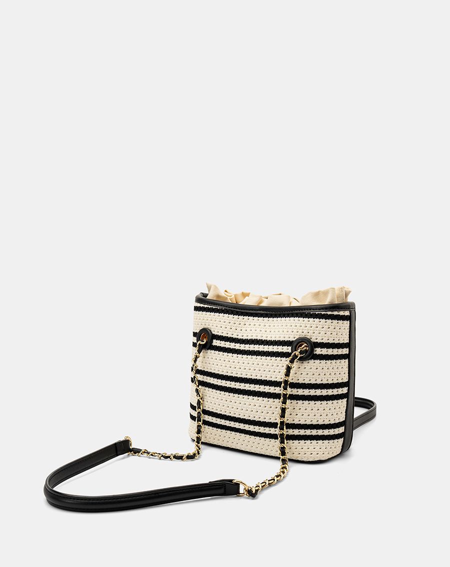  Túi Xách Nhỏ Tote Bag Phối Charm Hoa 