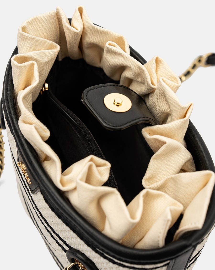  Túi Xách Nhỏ Tote Bag Phối Charm Hoa 