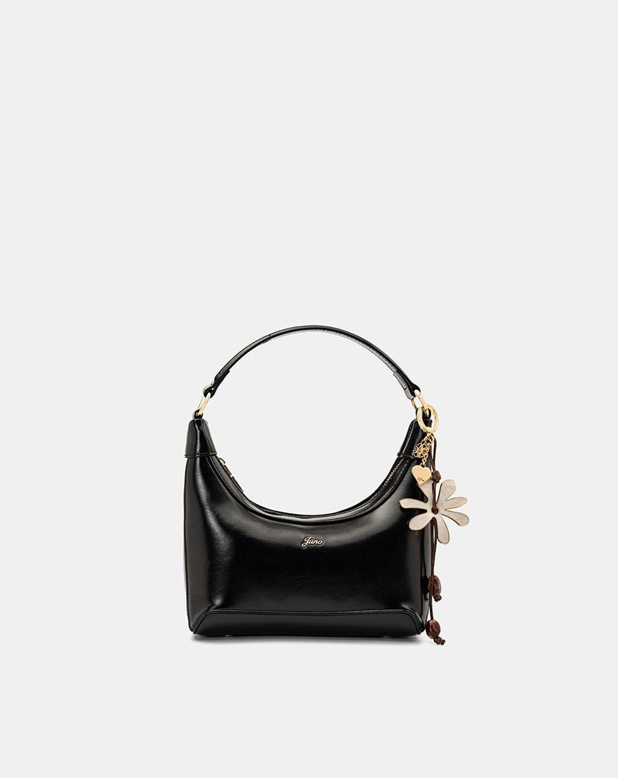  Túi Xách Nhỏ Hobo Bag Phối Charm Hoa 