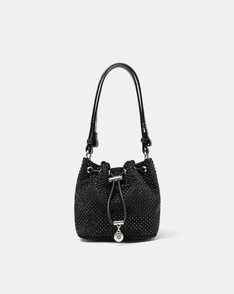 Túi Xách Nhỏ Bucket Đính Hạt Glamorous