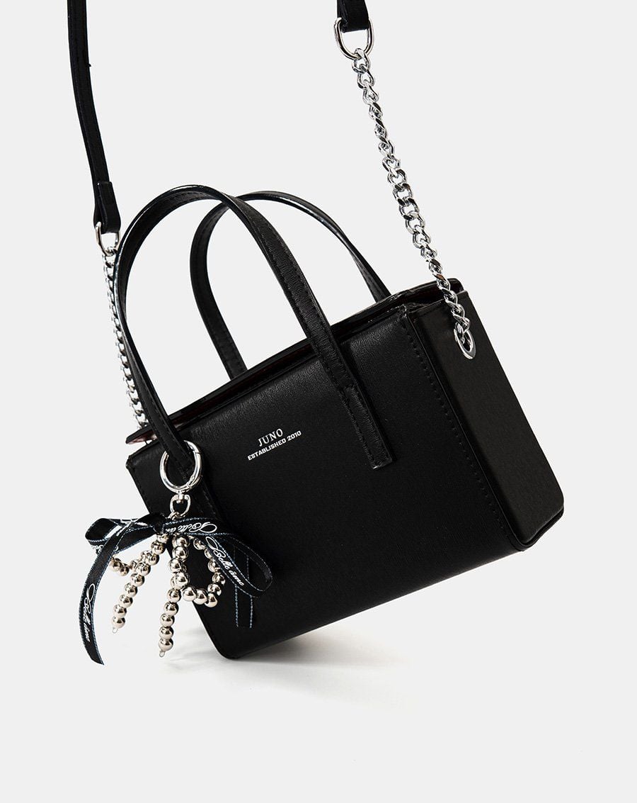  Túi Xách Nhỏ Dạng Hộp Trang Trí Charm Nơ 