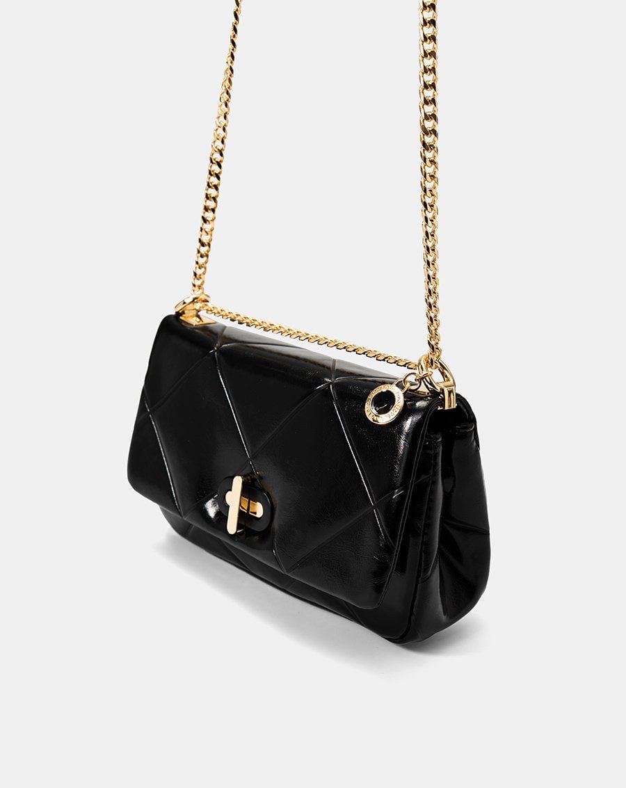  Túi Xách Nhỏ Nắp Gập Trang Trí Khoá 