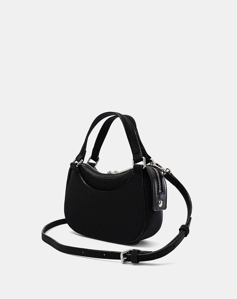  Túi Xách Nhỏ Double-Handle Trang Trí Logo Kim Loại 