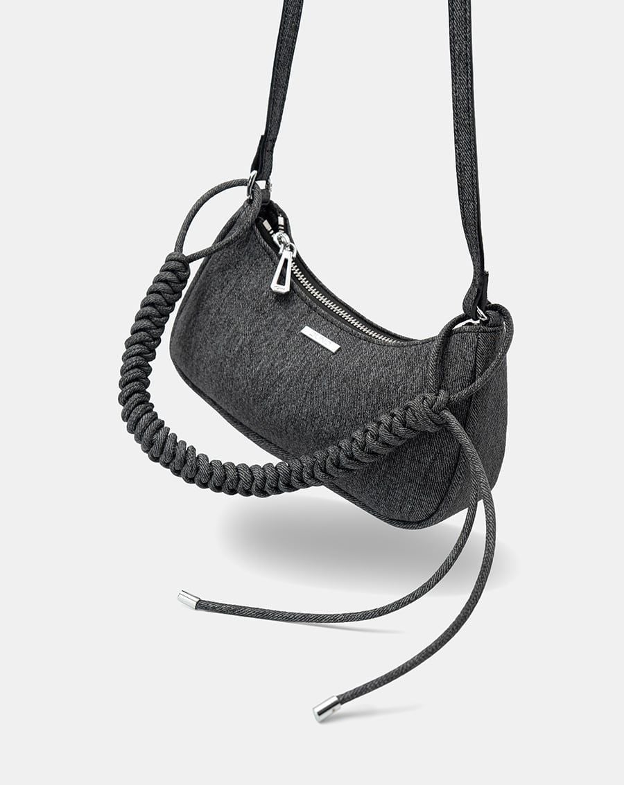  Túi Xách Nhỏ Hobo Bag Knotted Strap 