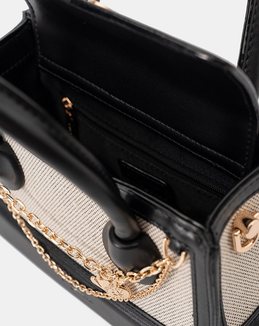  Túi Xách Nhỏ Top Handle Trang Trí Chain 