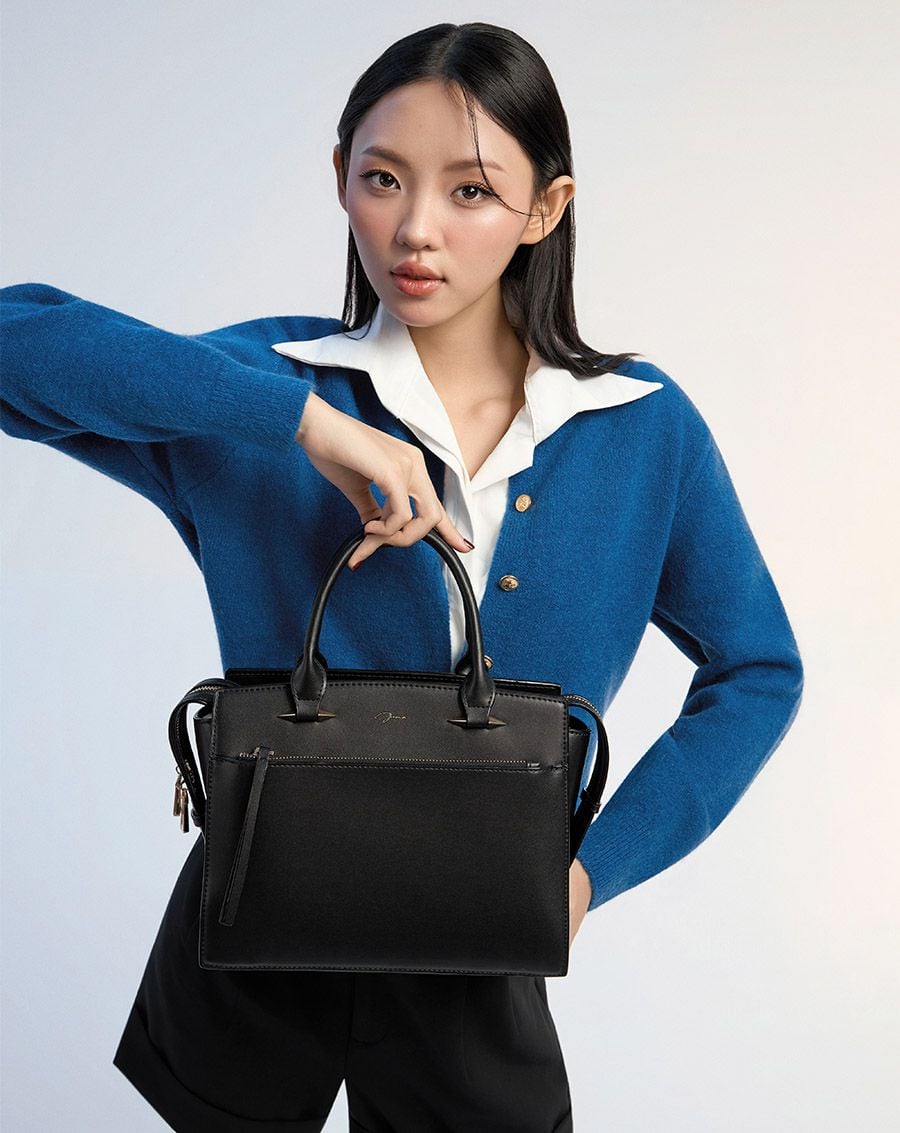  Túi Xách Trung Phối Tay Cầm 