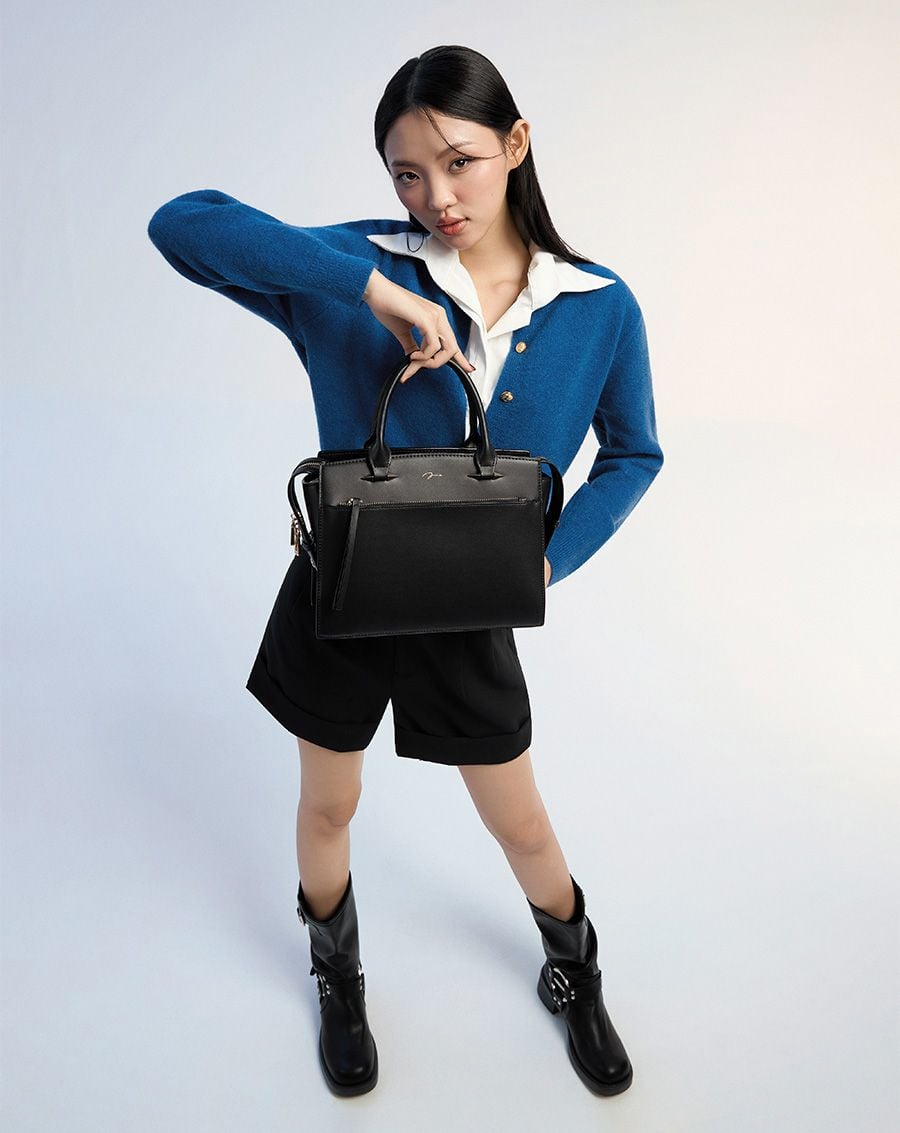  Túi Xách Trung Phối Tay Cầm 