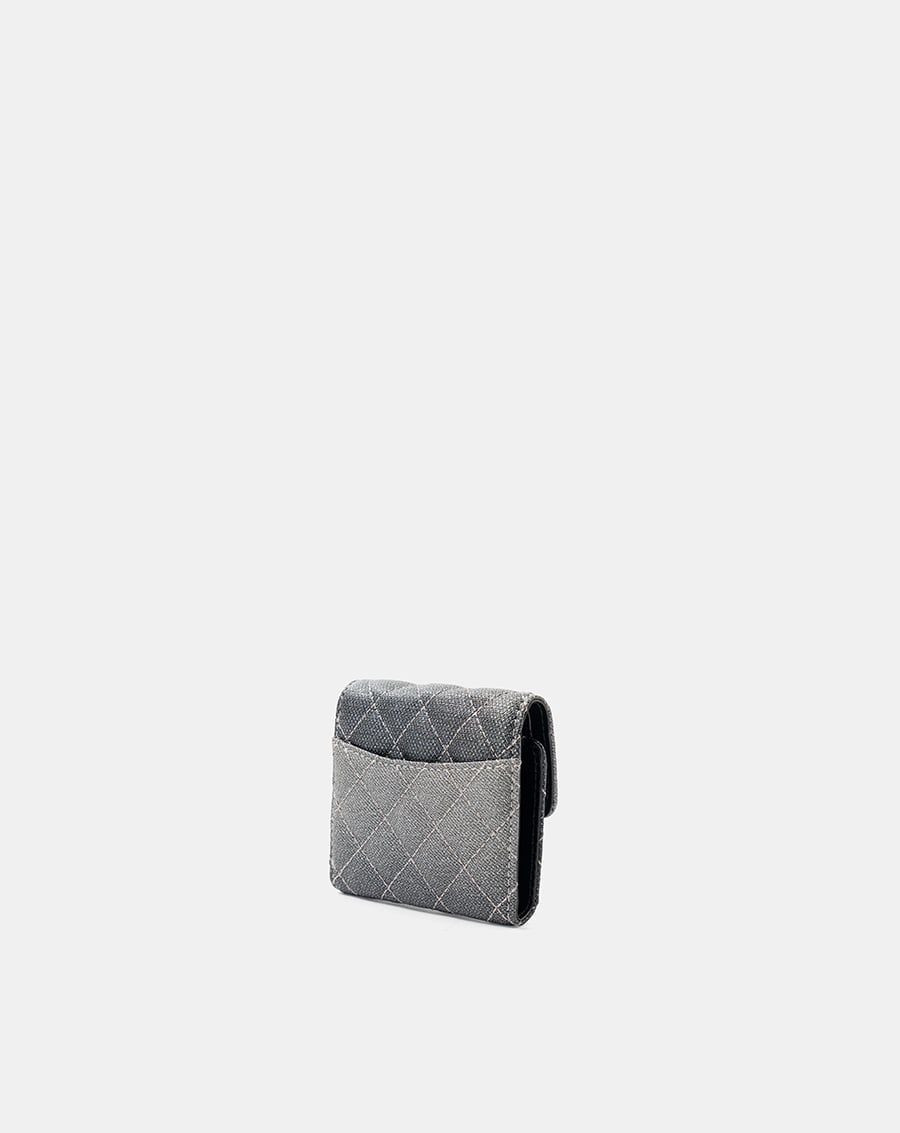  Ví Ngắn Cầm Tay Quilted Phối Khoá 