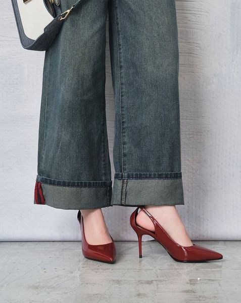  Giày Cao Gót Pump Thiết Kế Cut Out 