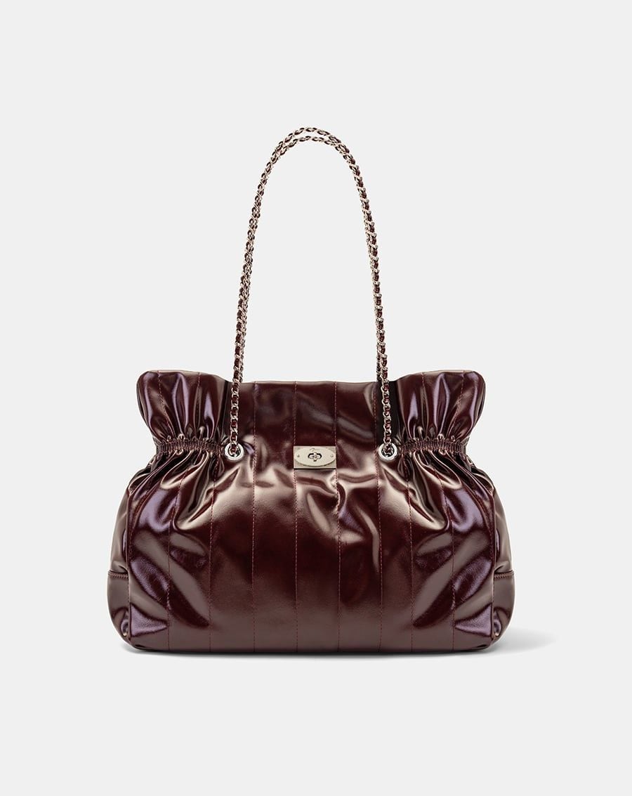  Túi Xách Lớn Tote Bag Form Mềm Phối Khoá 