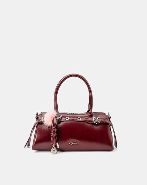  Túi Xách Nhỏ Top Handle Phối Charm Trang Trí 